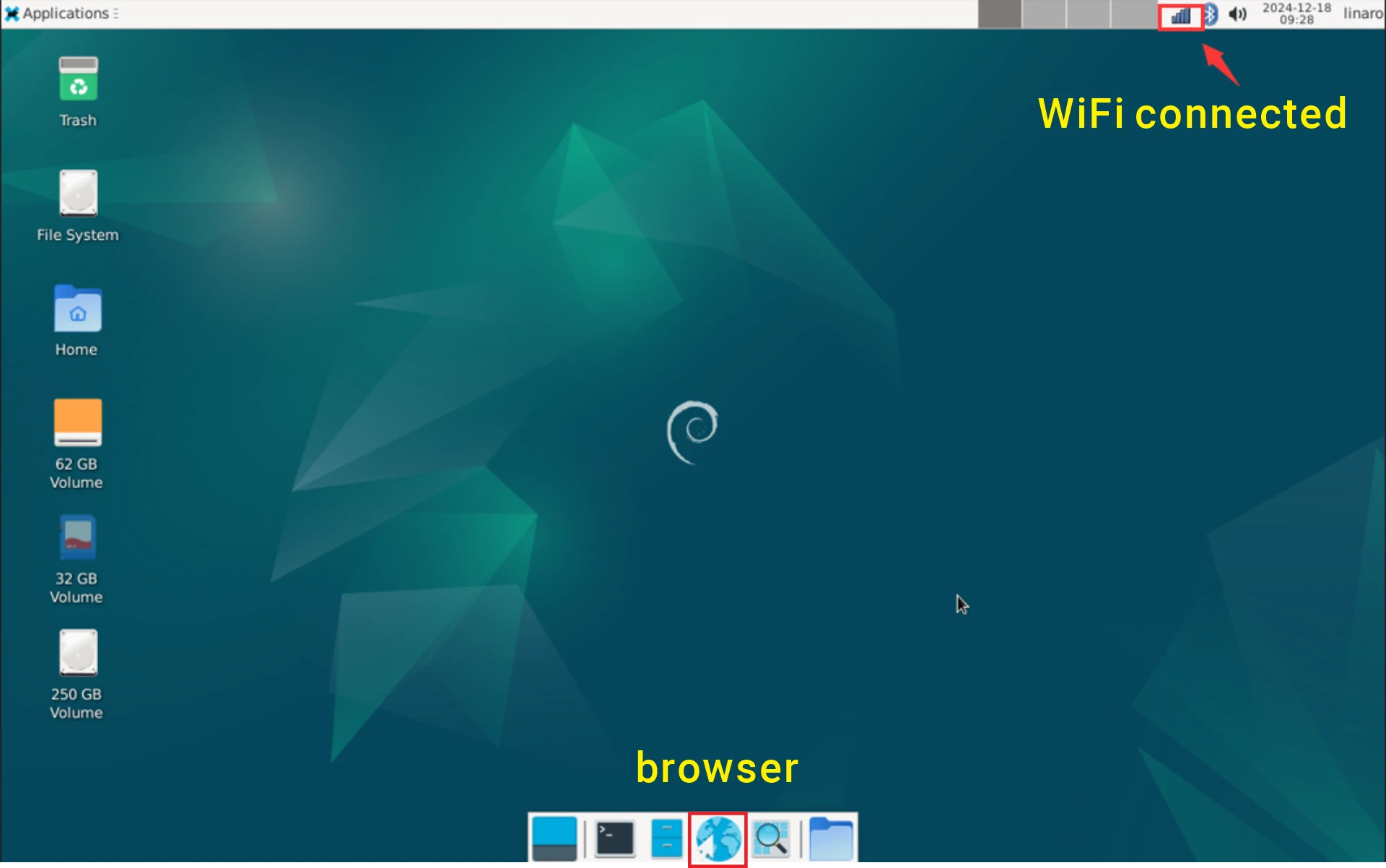 debian browser
