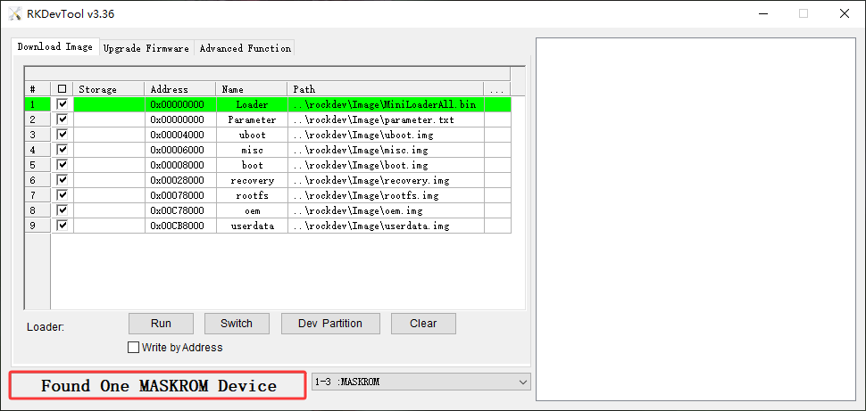 Found_maskrom_Device
