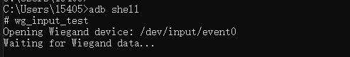 Wiegand input